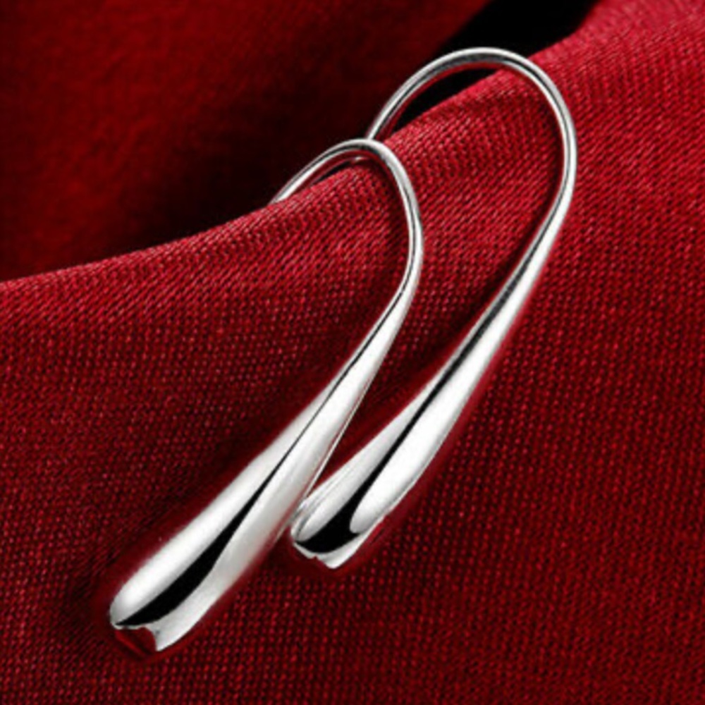 New Stamped 925 Sterling Silver Earrings - Picture 3 of 6